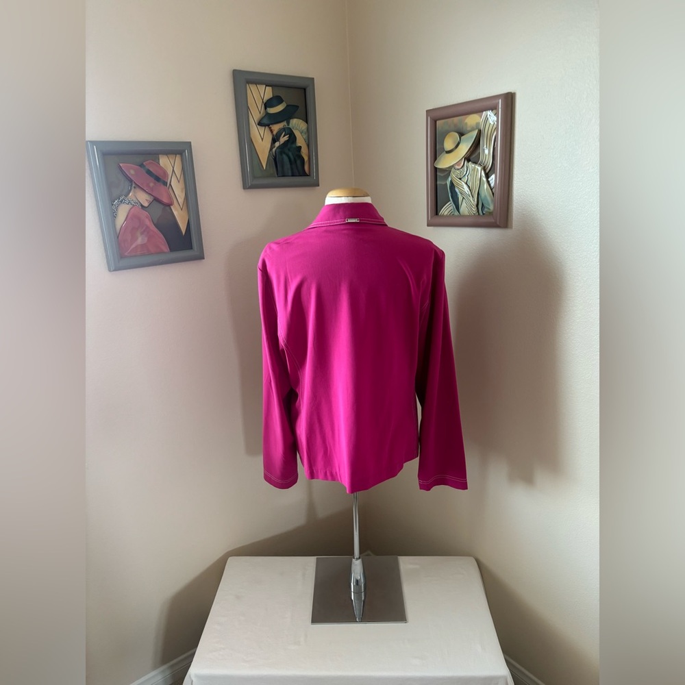 Hot Pink Light Jacket Polyester - image 2